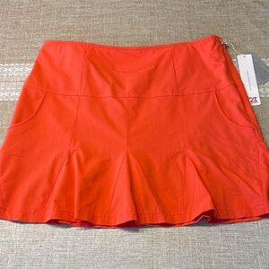 NWT Cutter & Buck Coral Tennis Skort size 16 with pockets
